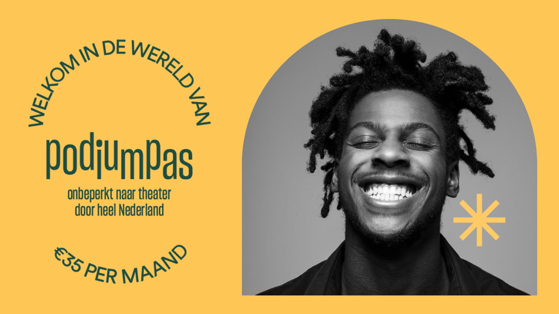 Informatie podiumpas: het abonnement voor theaters.