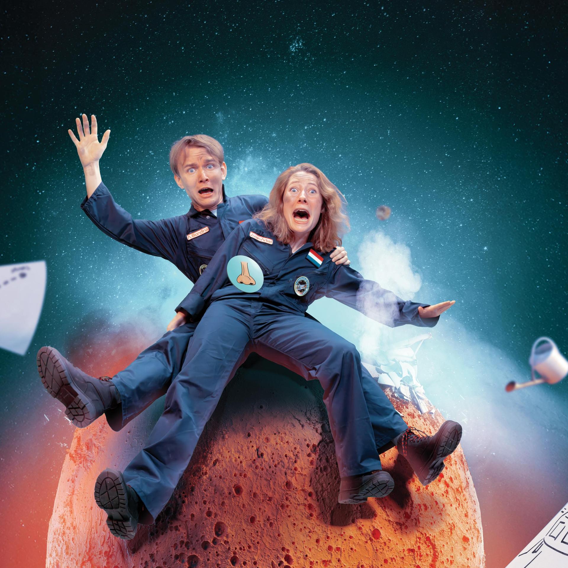 Wijsneuzen, Promotiefoto van Wijsneuzen - Gestrand op Mars