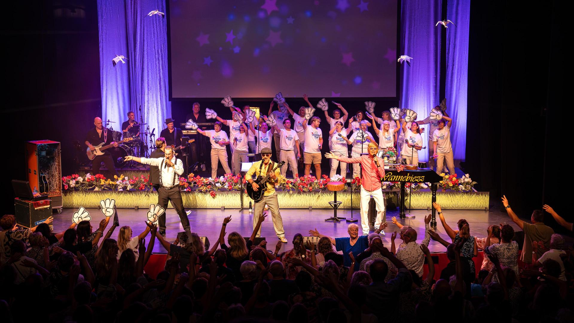 Meezingfeest Spijkenisse Zingt!, Foto van Meezingfeest Spijkenisse Zingt met de Wannebiezz