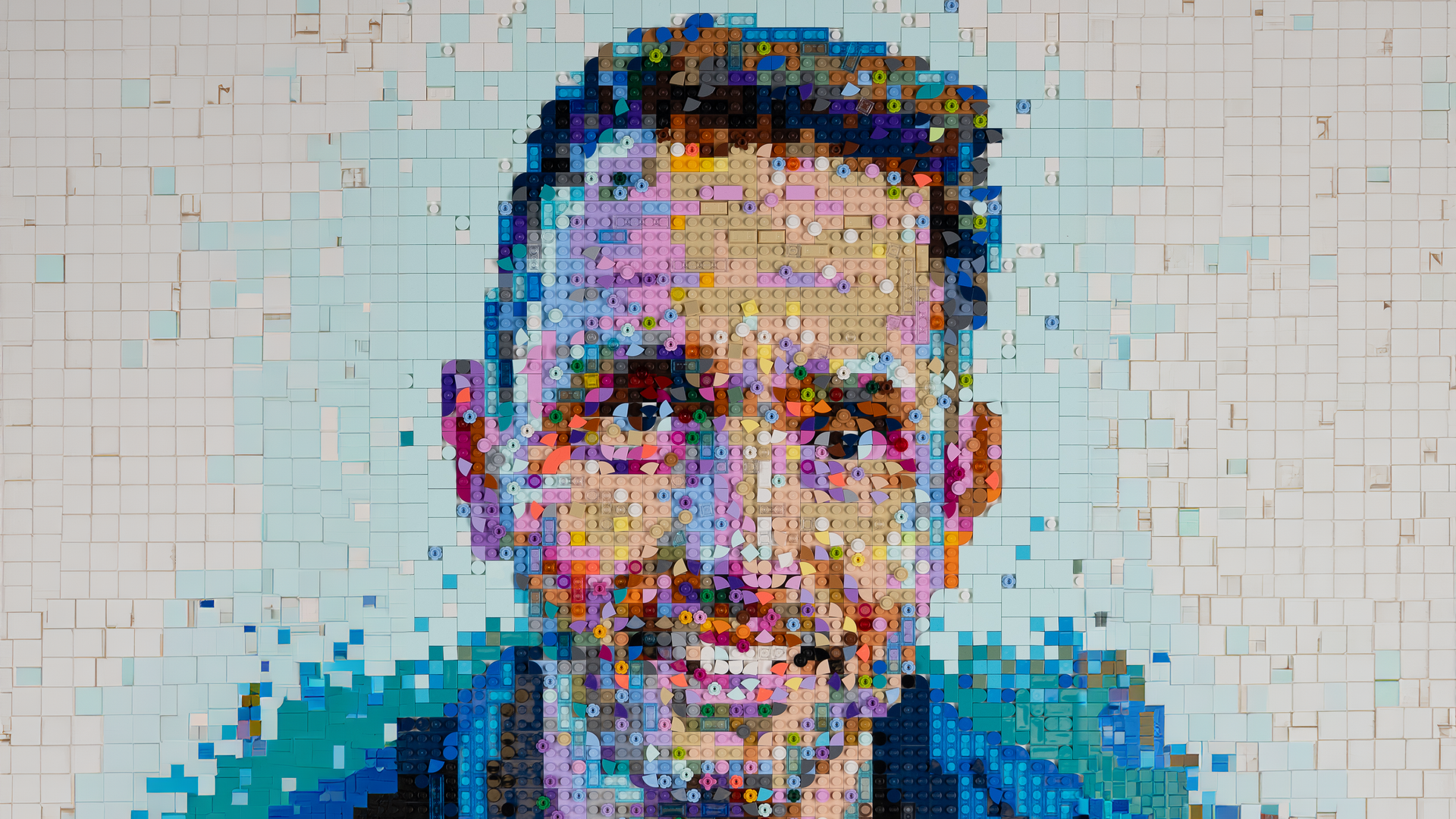 Wouter Monden, Promotiefoto van Wouter Monden - een portretfoto in blokjes