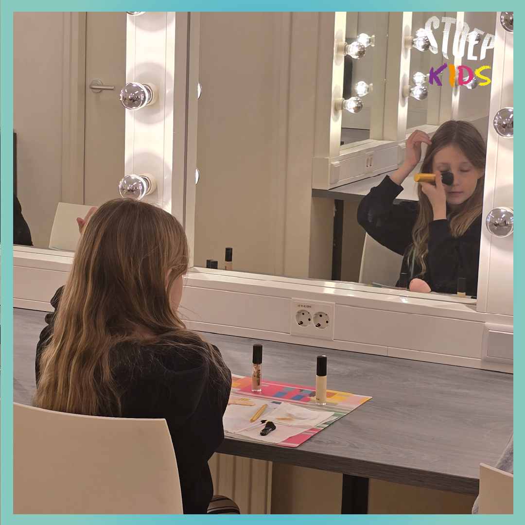 Stoep kids tijdens workshop visagie
