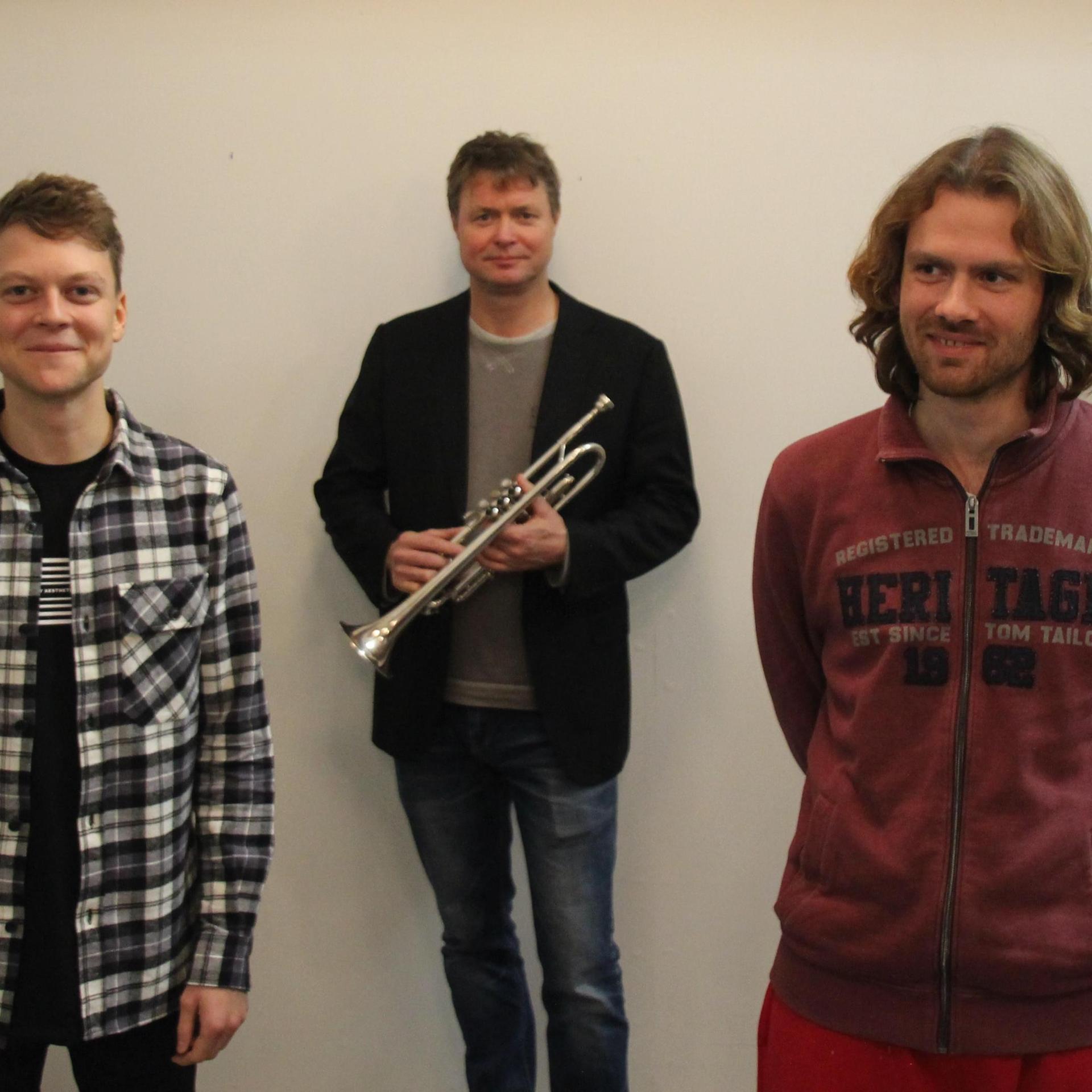 Stoep Jazz: Loet van der Lee Quintet, Promotiefoto van Loet van der Lee Quintet met alle 5 de leden erop