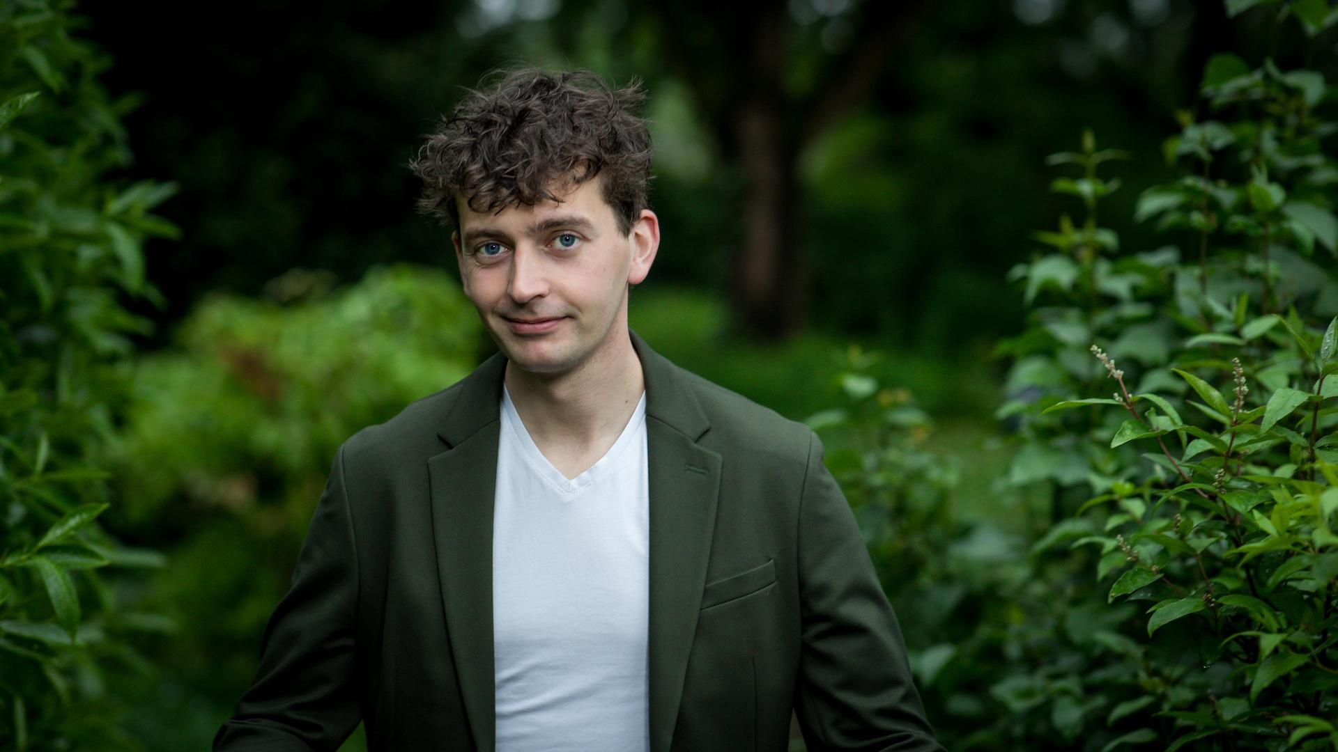 Tijmen Dokter, Promotiefoto van Tijmen Dokter voor een bos