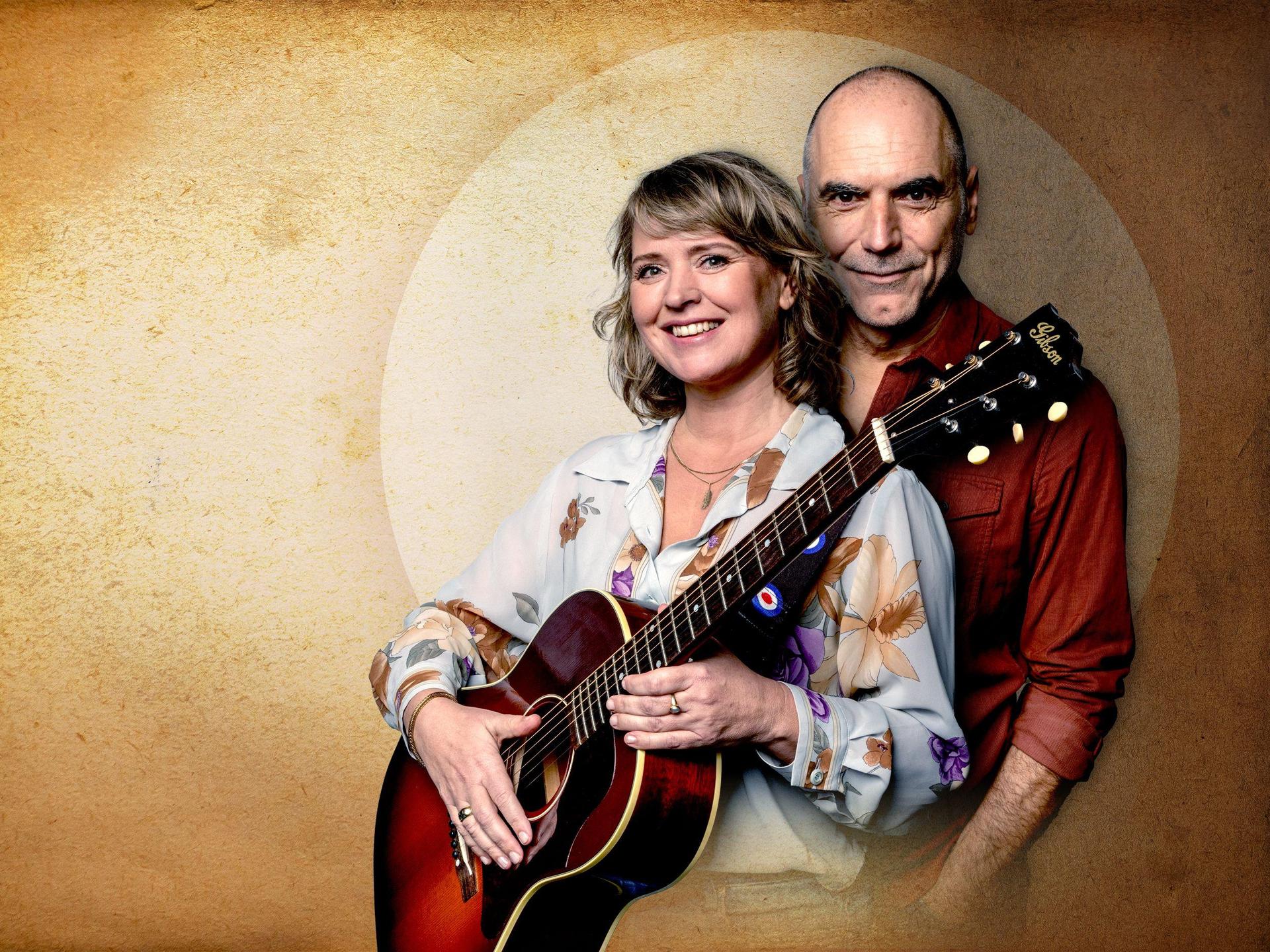 Ricky Koole en Leo Blokhuis, Promotiefoto van Leo Blokhuis en Ricky Koole op gitaar voor The Soul of Country