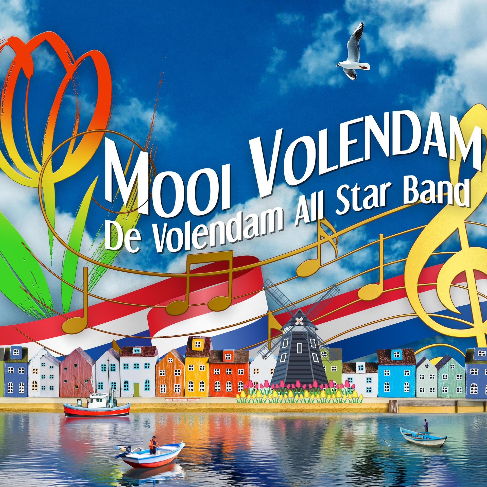 Mooi Volendam, Promotiefoto van De Volendam All Star Band op het podium