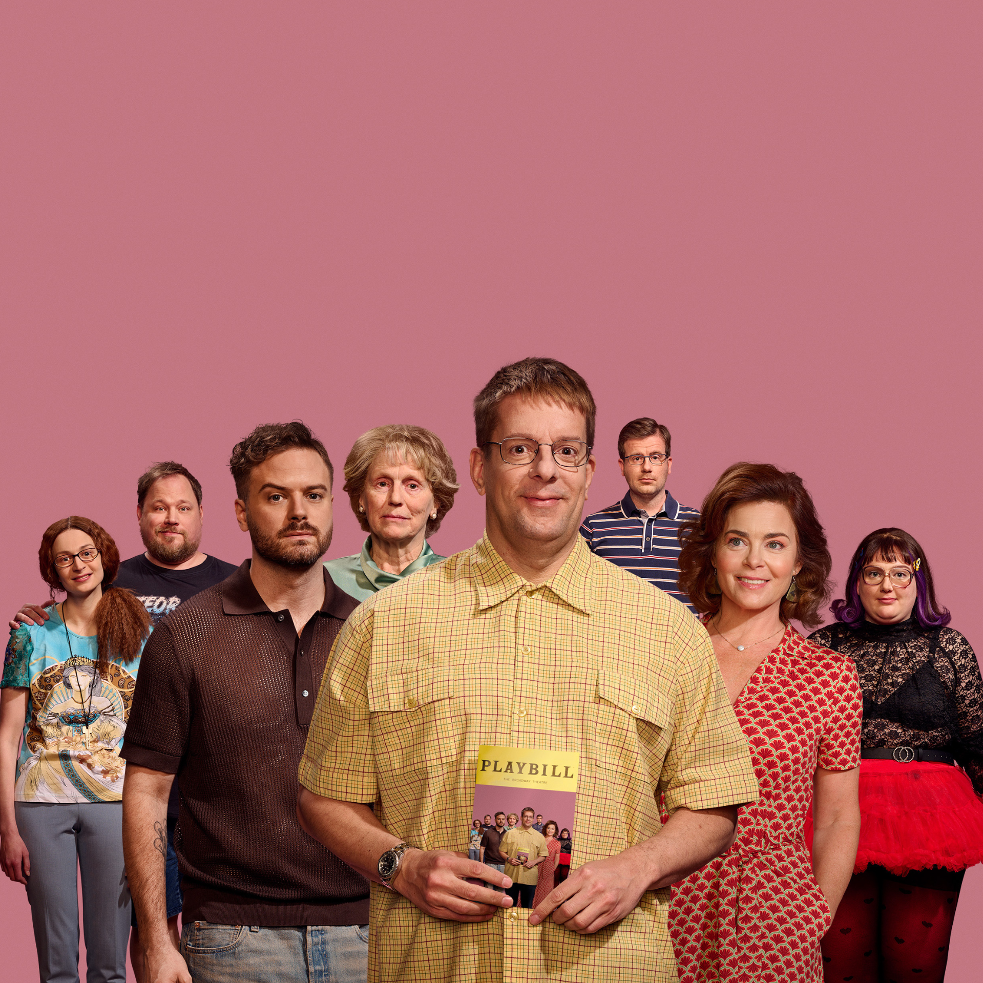 Stoornis of my life, Promotiefoto met de cast van Stoornis of my life met oa Alex Klaasen erop.