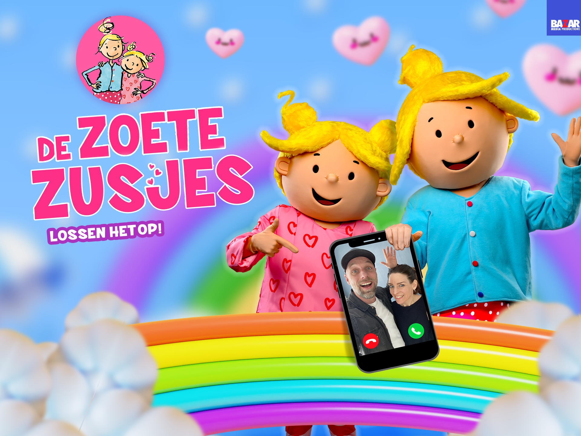 De Zoete Zusjes (3+), Promotiebeeld De Zoete Zusjes lossen het op!