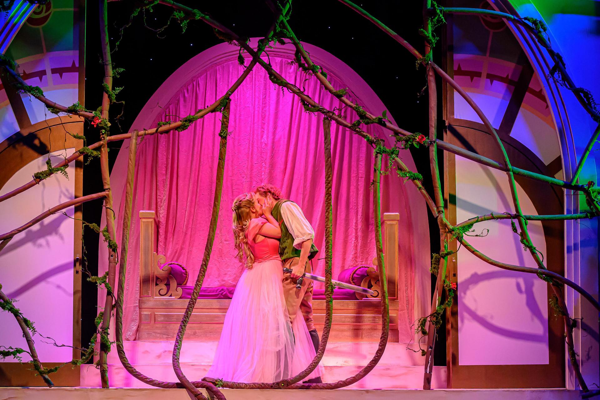 scenebeelden van Doornroosje de musical