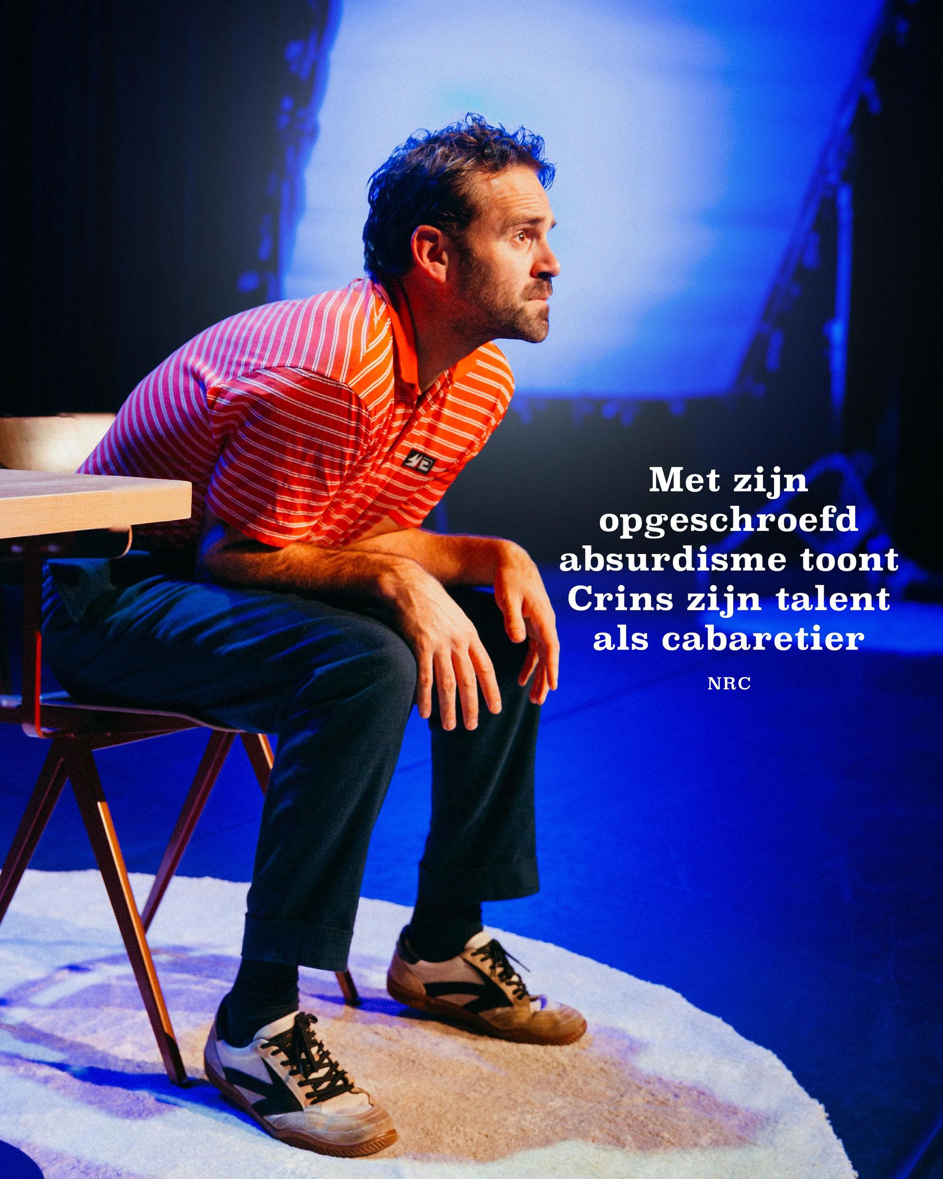 scènefoto van Martijn Crins op het podium