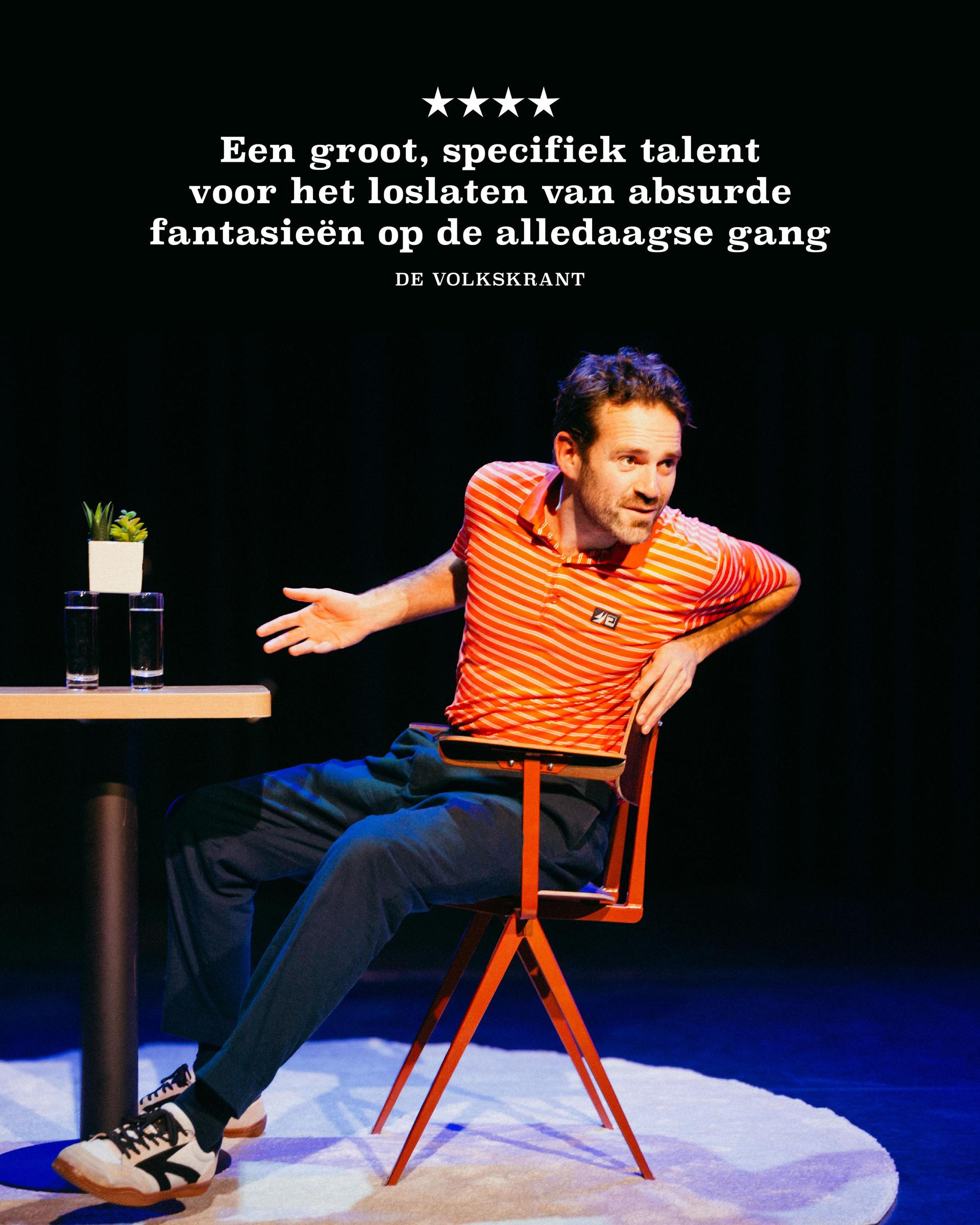 scènefoto van Martijn Crins op het podium