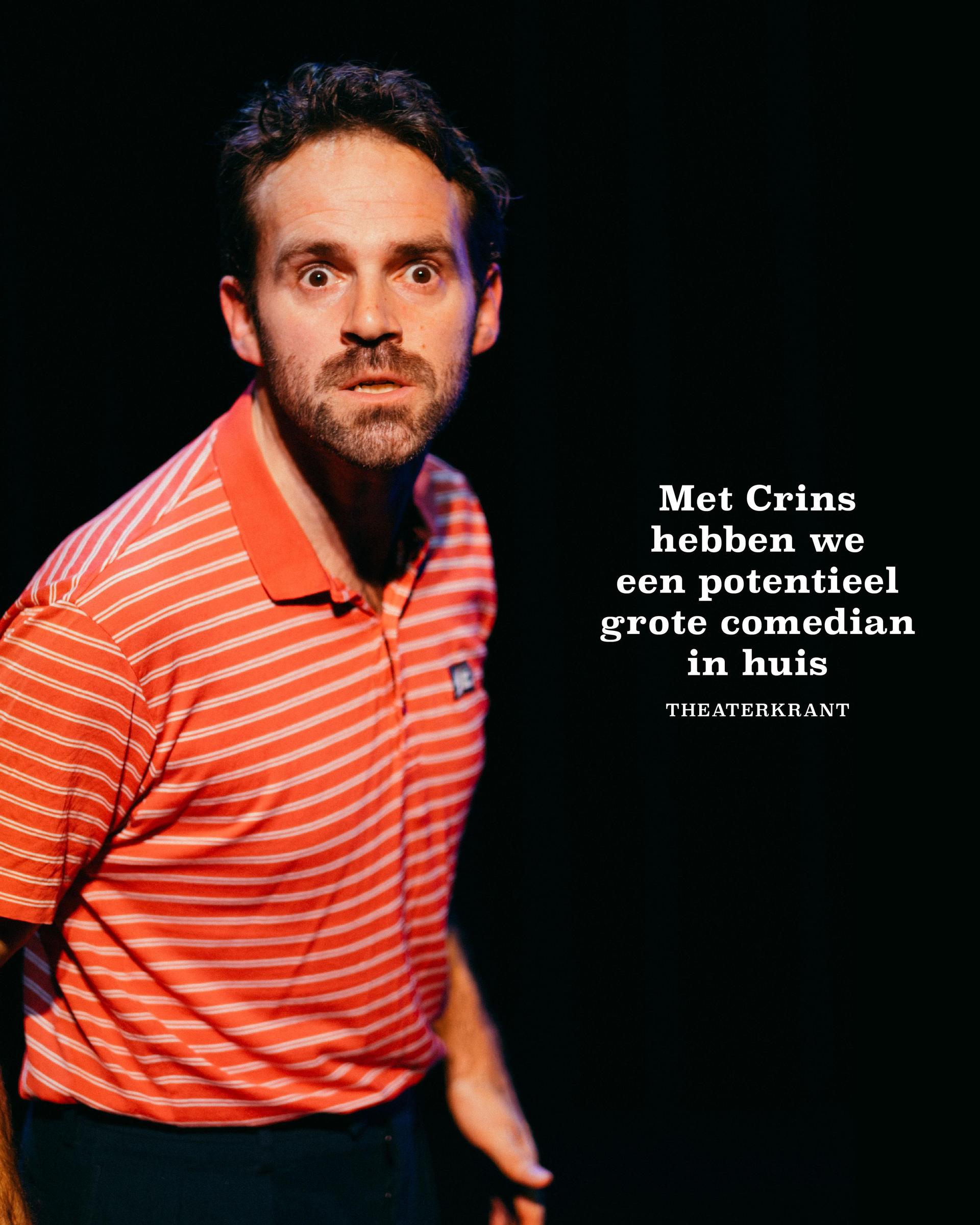 scènefoto van Martijn Crins op het podium