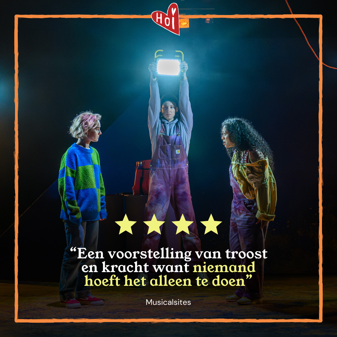 Sterrenbeelden van Hoe Overleef Ik met recensiequote erop