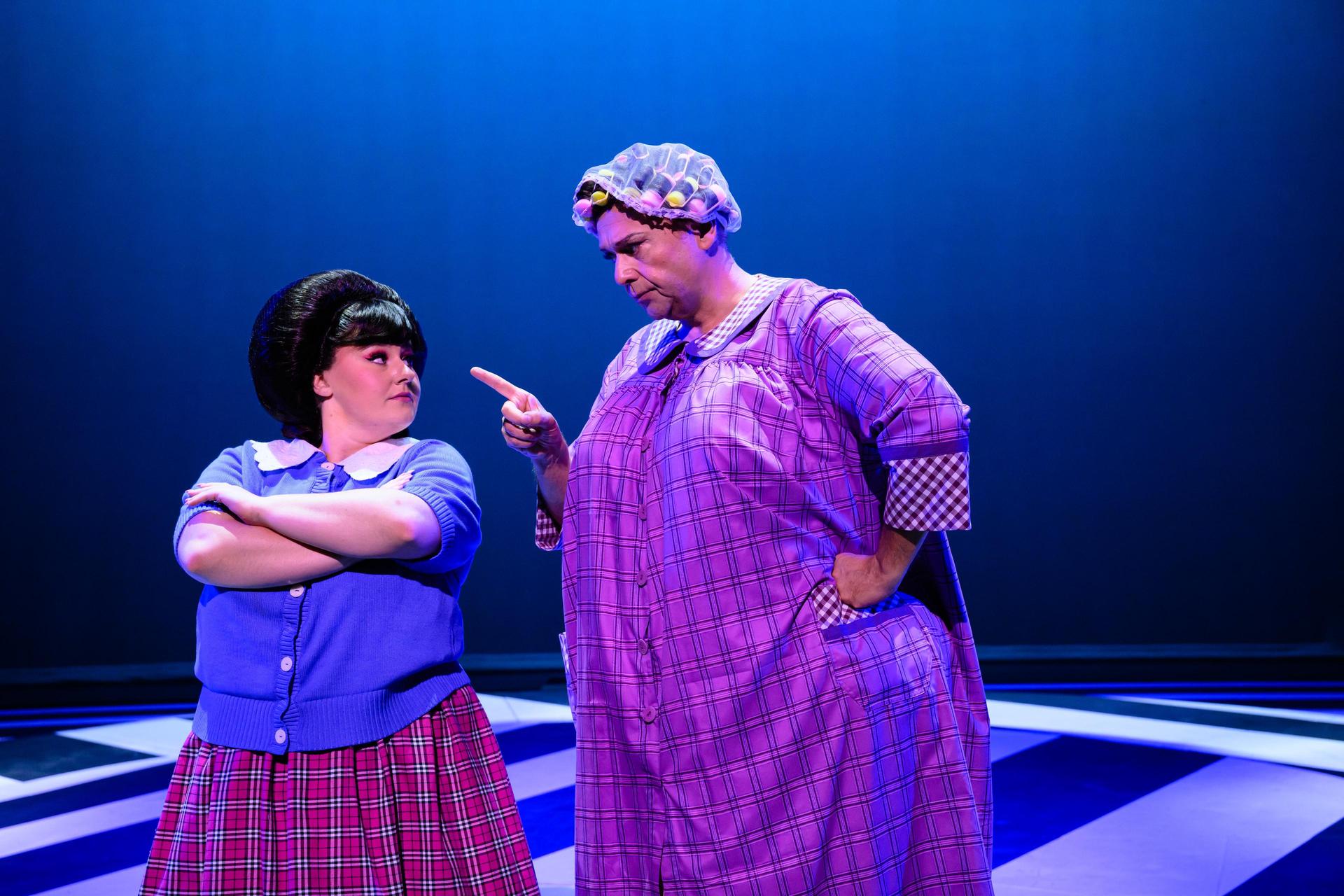 Scènefoto Hairspray met daarop de cast op het podium