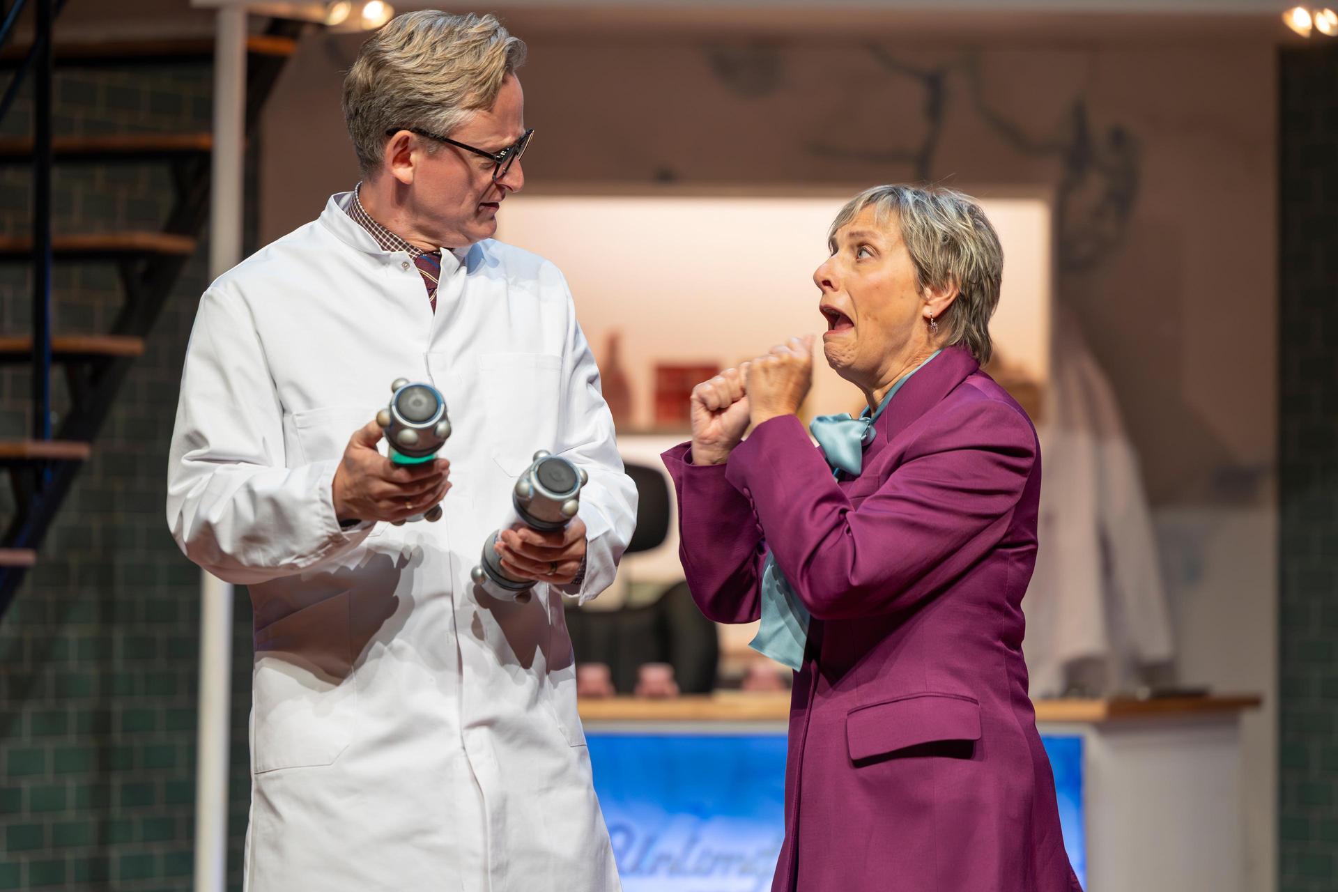 scenebeelden van de voorstelling Dubbel Op