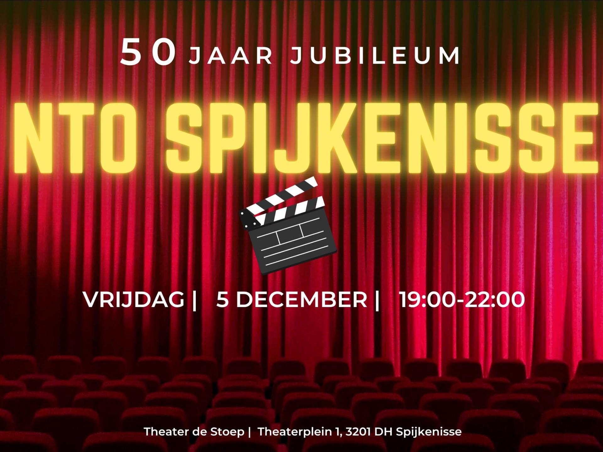 50 jarig jubileum NTO Spijkenisse, Poster Jubileumprogramma 50 jaar NTO