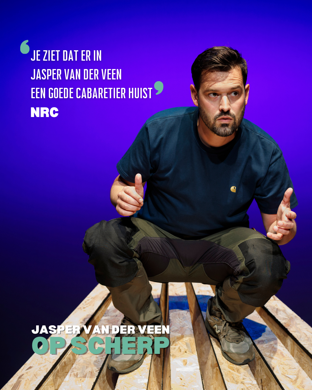 Scènefoto met recensie Jasper van Veen - Op Scherp