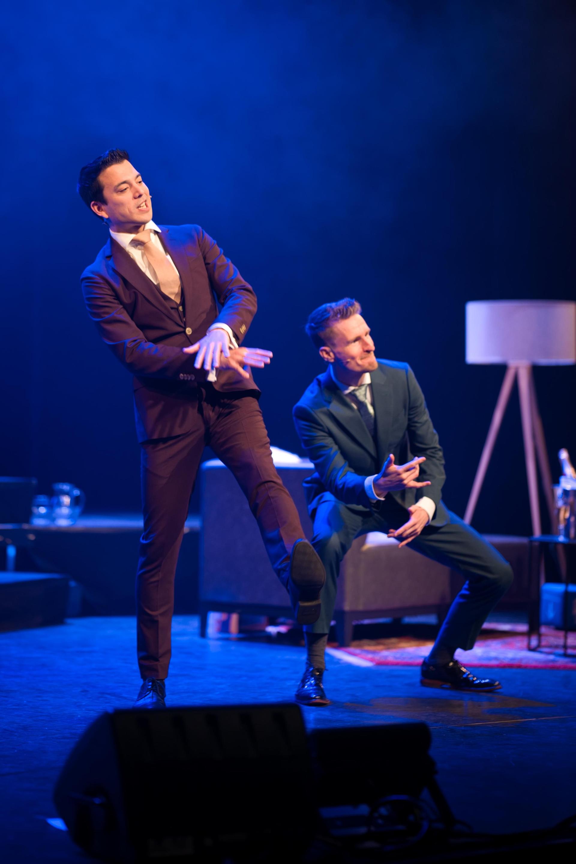 Promotie foto met Andries Tunru en Stefan Hendrikx