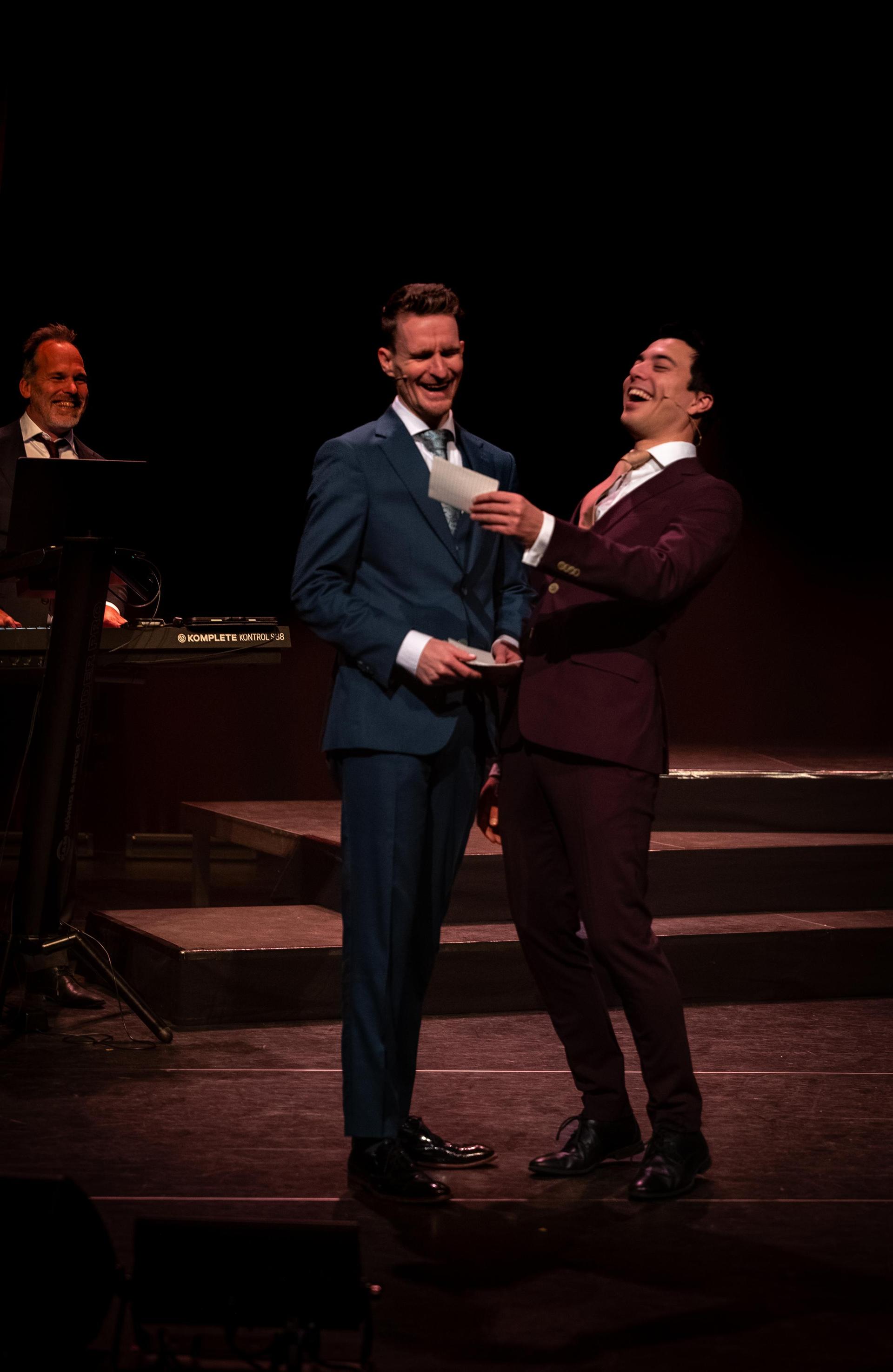 Promotie foto met Andries Tunru en Stefan Hendrikx