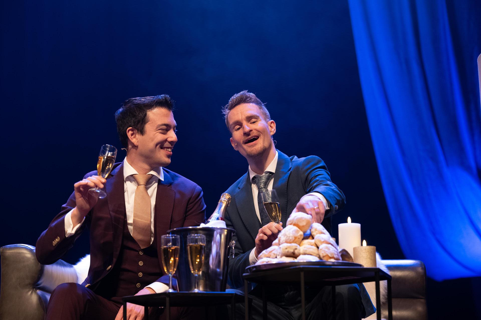 Promotie foto met Andries Tunru en Stefan Hendrikx