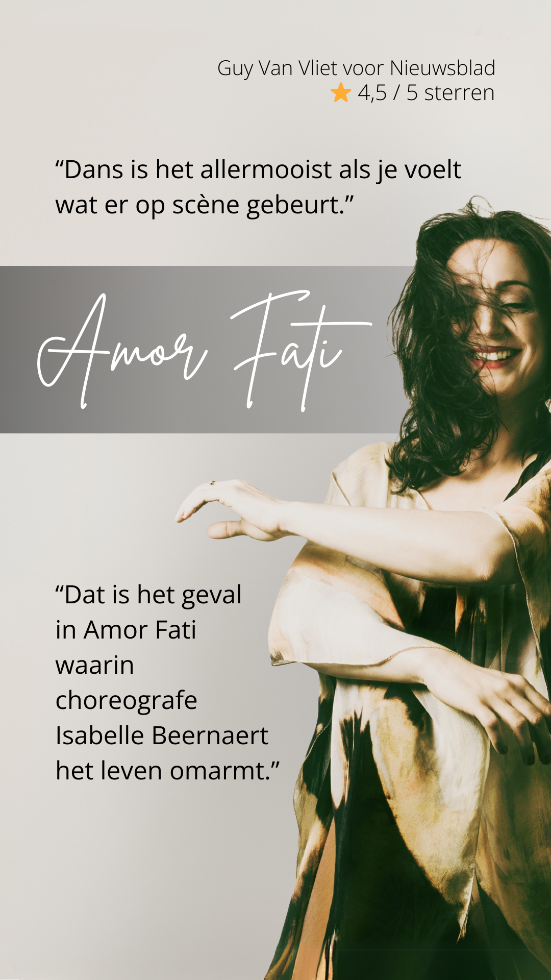 Quotefoto van Isabelle Beernaert - Amor Fati