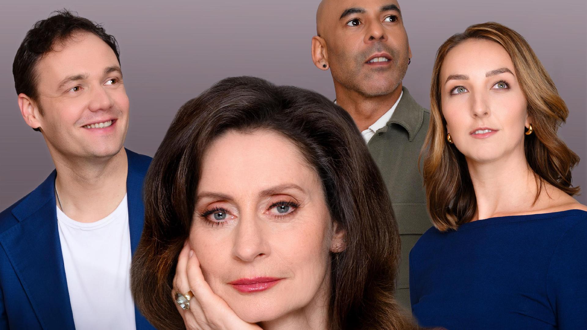 Pia - Up Close & Personal, Pia Douwes, Ivo Chundro, Liesanne van Dongen promotiebeeld