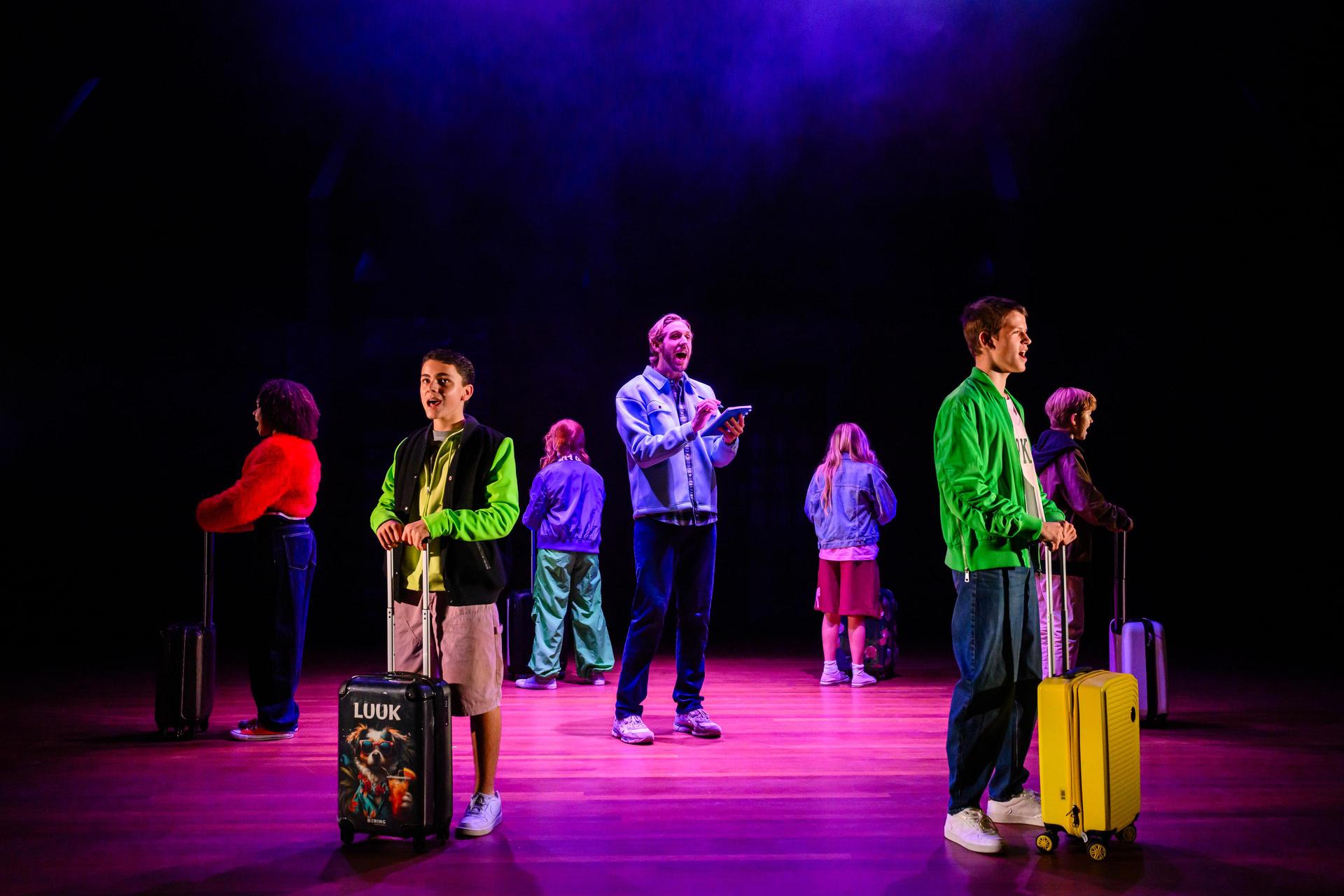 scènefoto's De Eindmusical in het theater