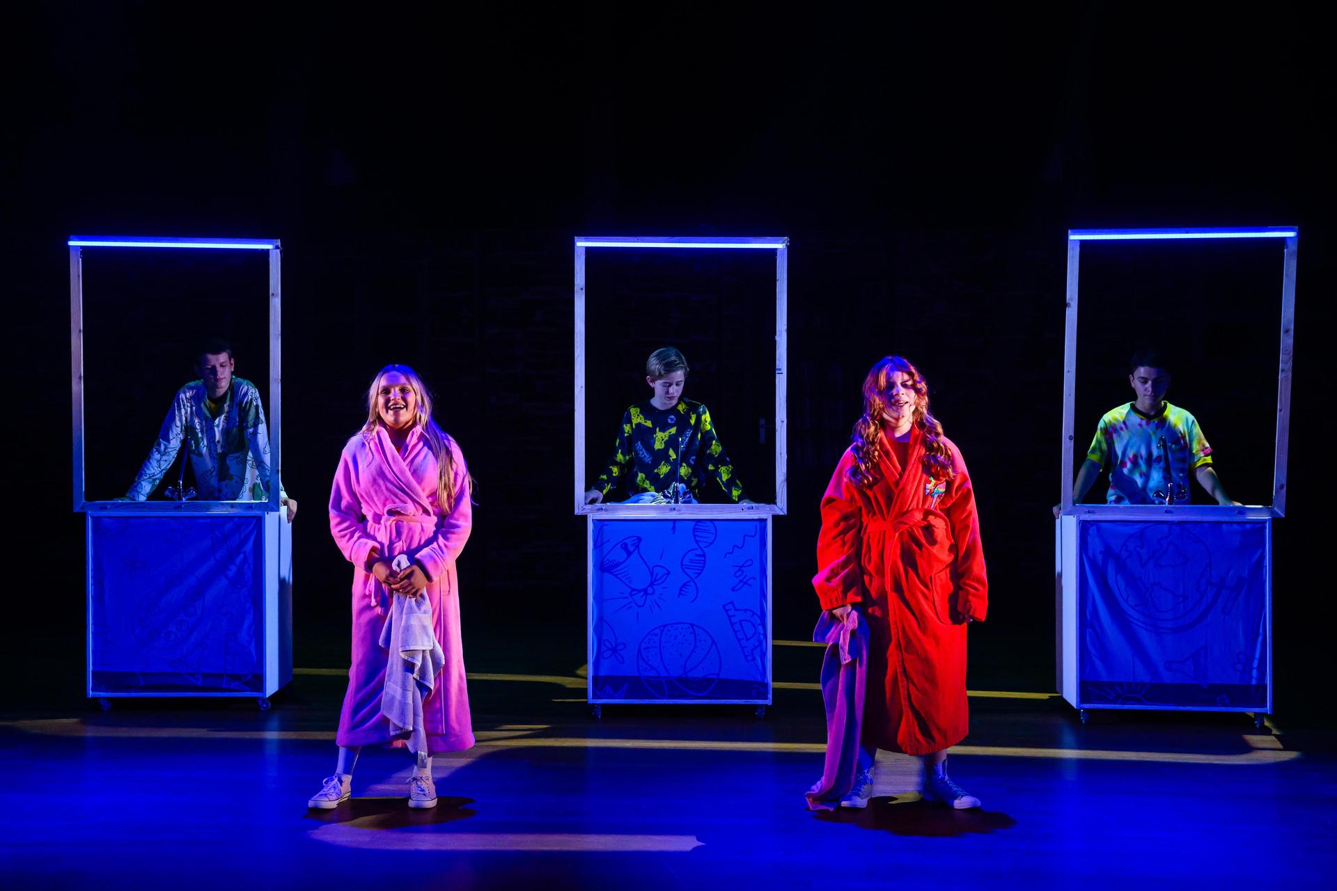 scènefoto's De Eindmusical in het theater