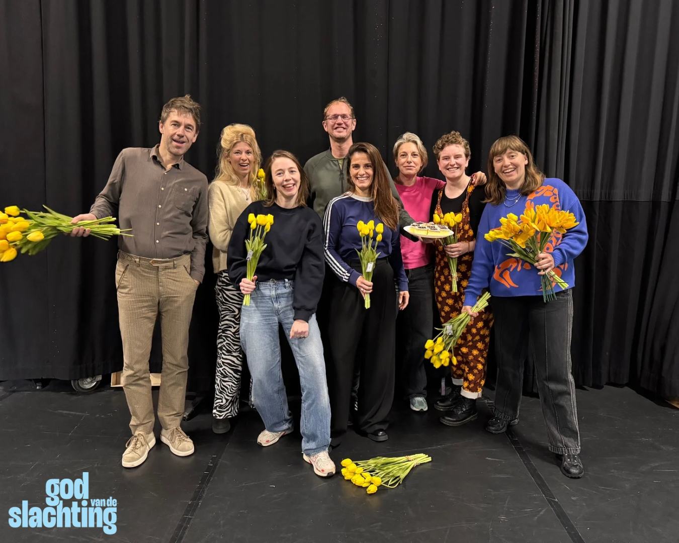 Castfoto God van de Slachting