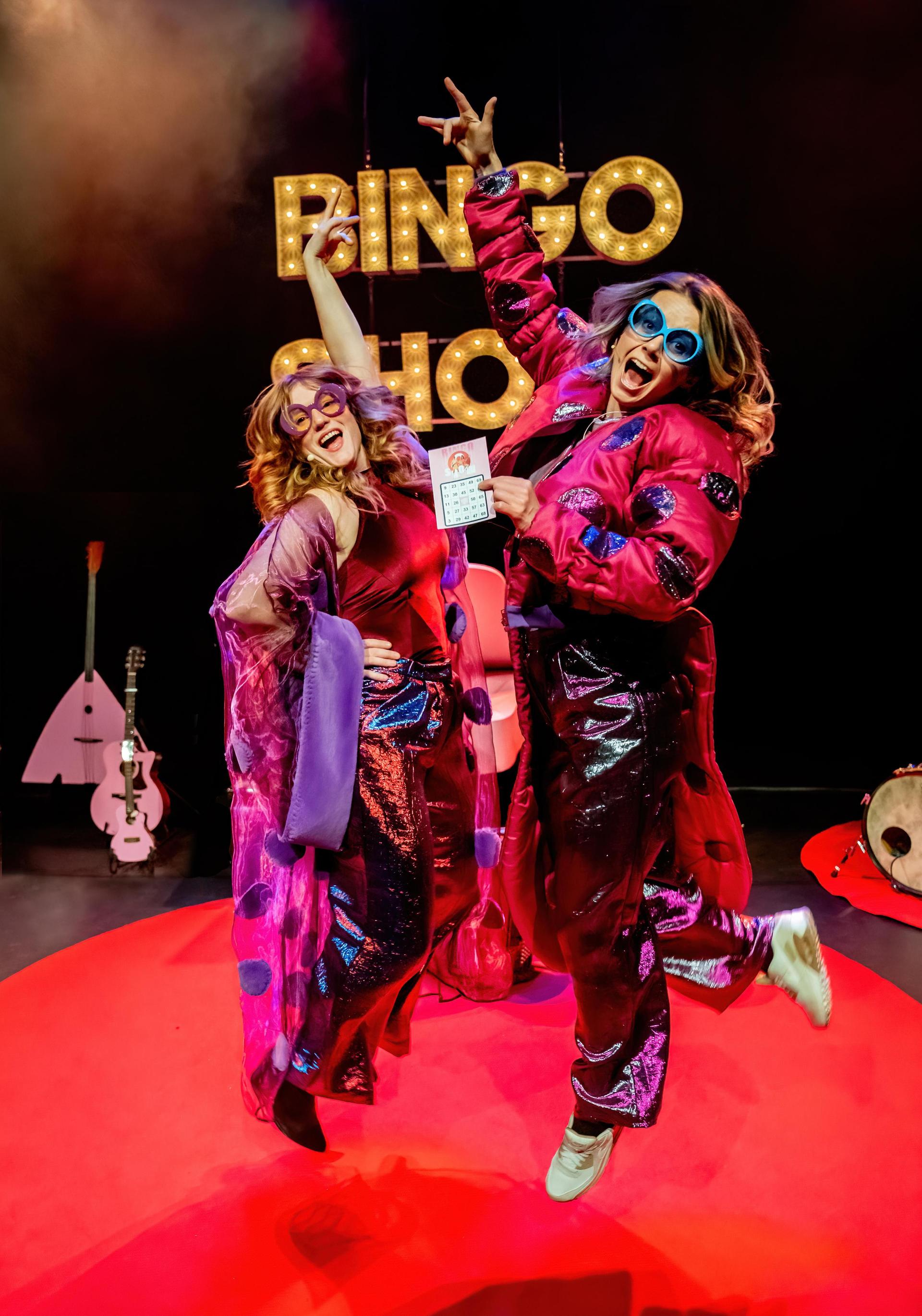 scènefoto Maartje en Kinde De Bingo Show