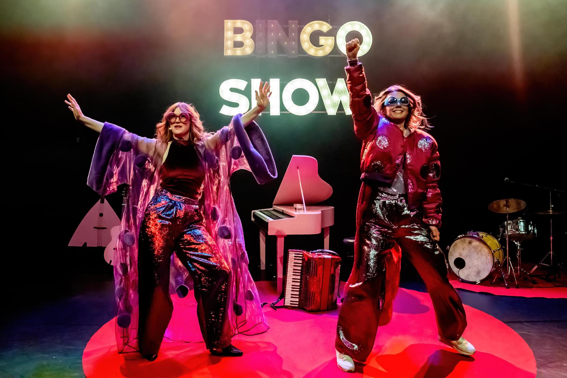 scènefoto Maartje en Kinde De Bingo Show