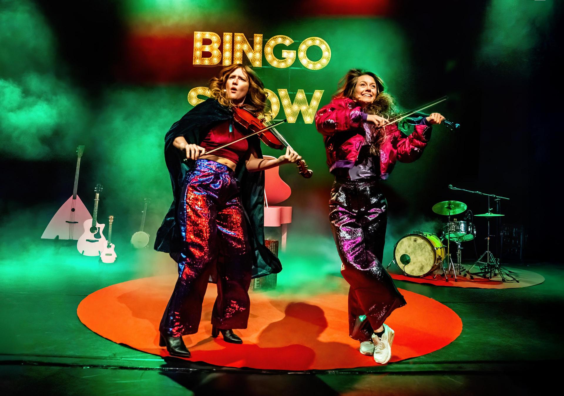 scènefoto Maartje en Kinde De Bingo Show