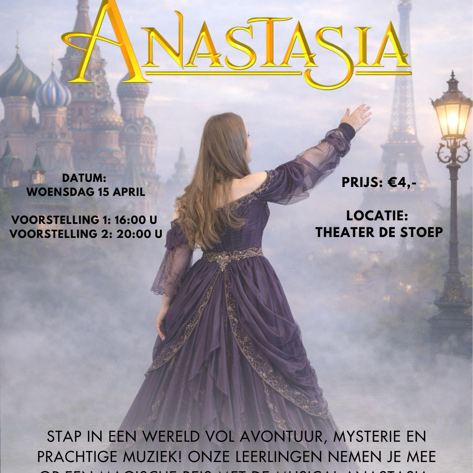 Anastasia - CdfMavo, Poster Anastasia - Toneelklas Charles de Foucauld