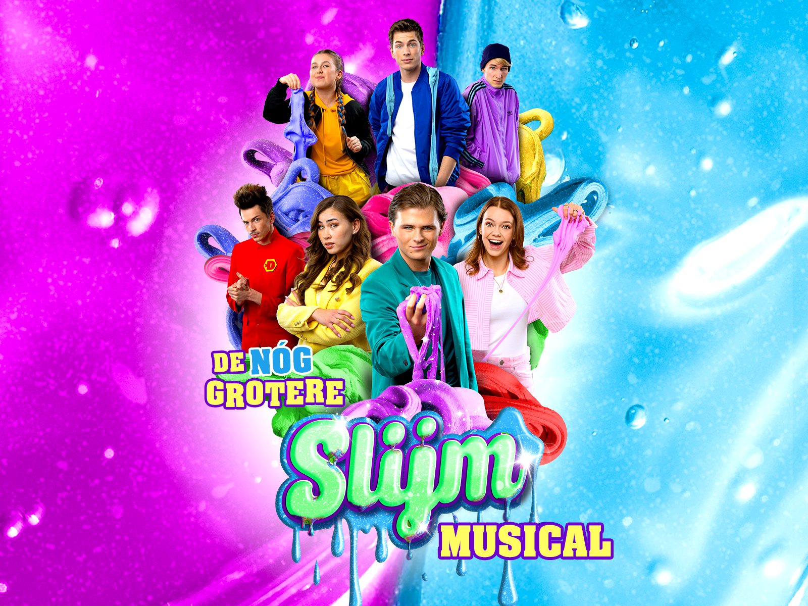 De Nog Grotere Slijmmusical, Promotiefoto De nog grotere slijmmusicak