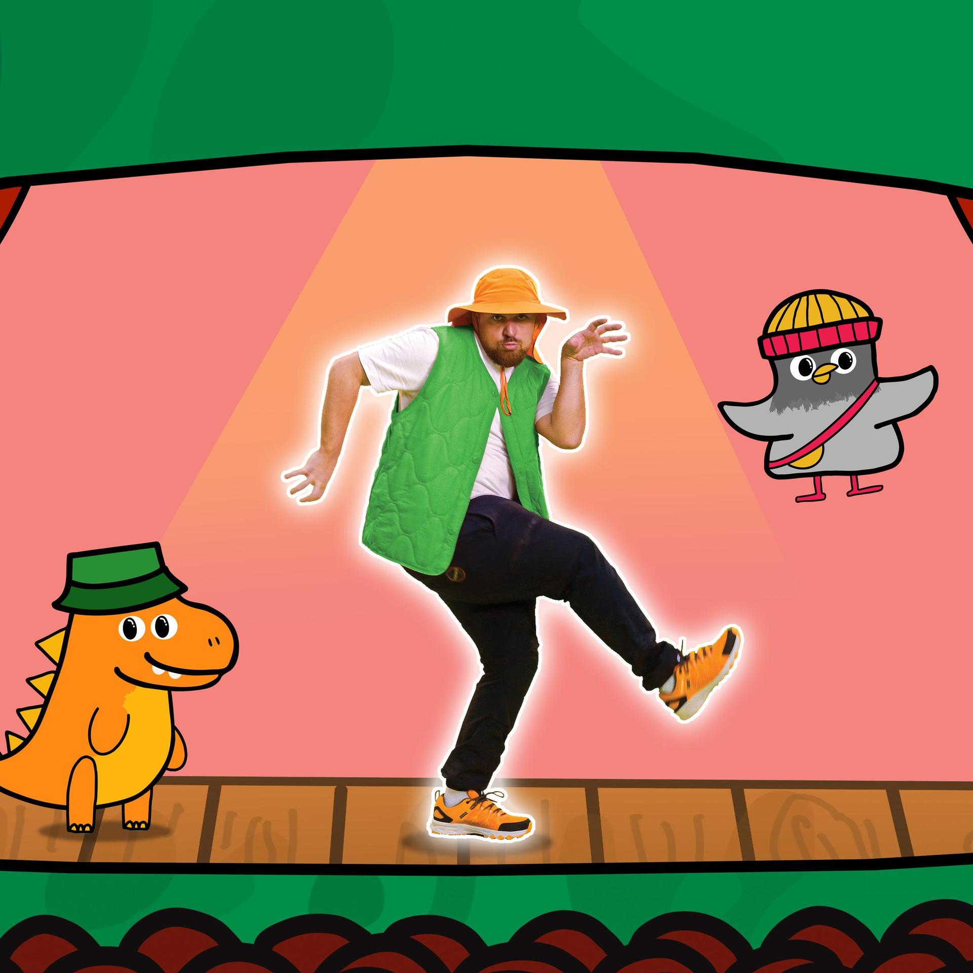Lil Ones presenteert, Promotiebeeld Lil Ones - Grr...ik ben een boze dino