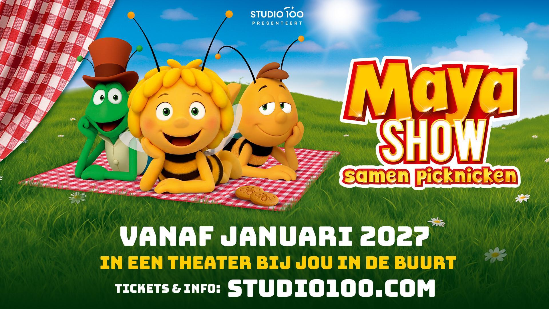 Maya show, Promotiebeeld bij Maya Show - Samen picknicken