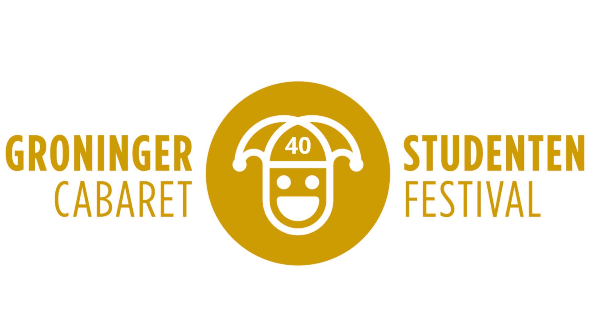 Groninger Studenten Cabaret Festival, Logo 40e editie van het Groninger Studenten Cabaret Festival