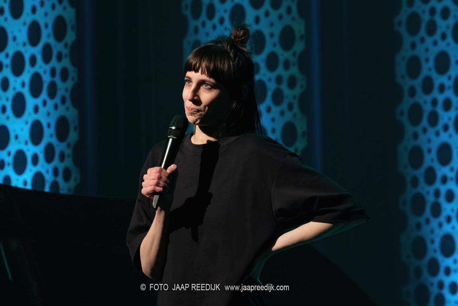 scenefoto's gemaakt tijdens seizoenspresentatie van Marie Koet