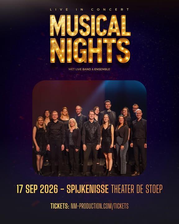 MusicAll als ensemble bij Musical Nights op 17 september 2026