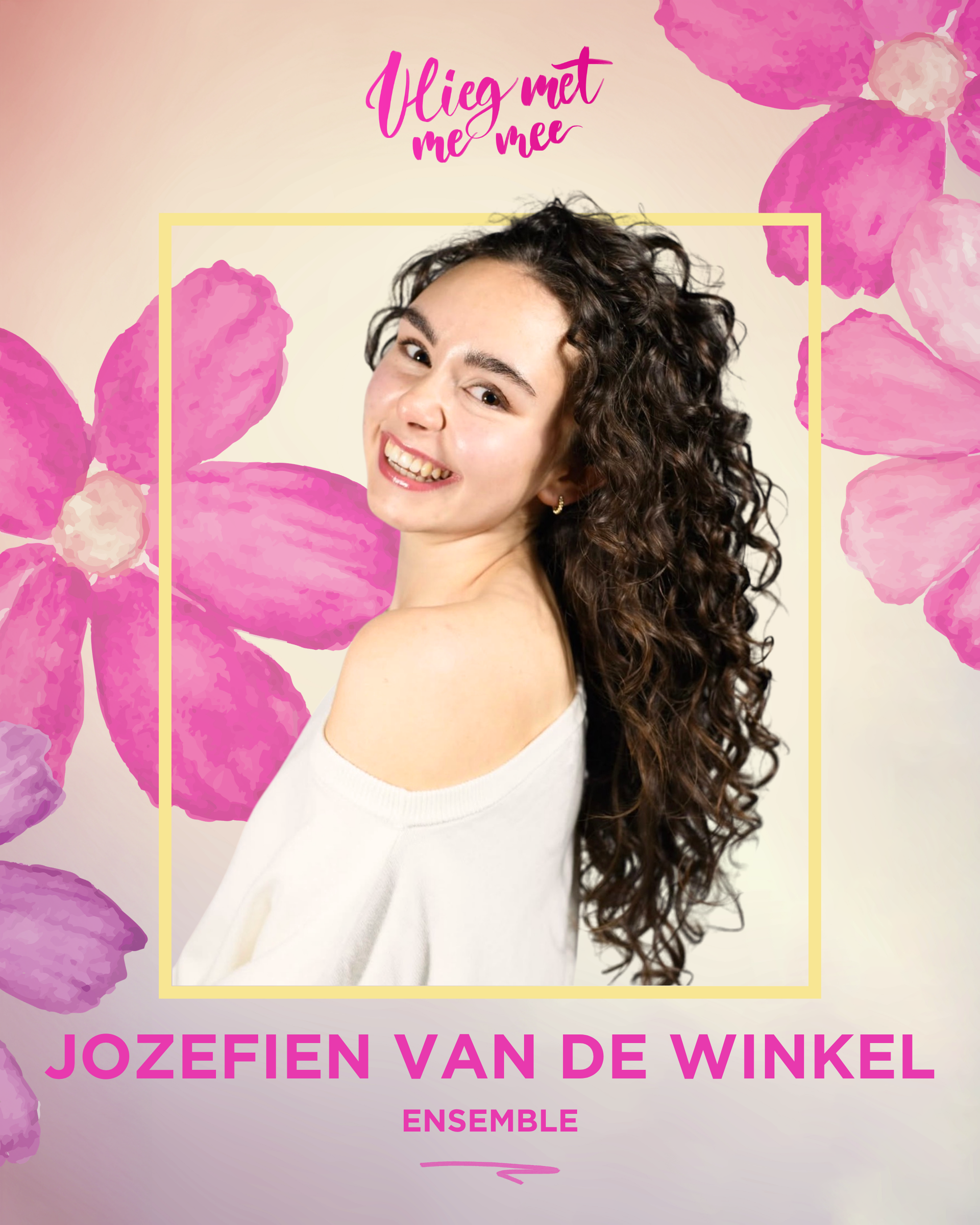 Castfoto Vlieg Met Me Mee: Jozefien van de Winkel