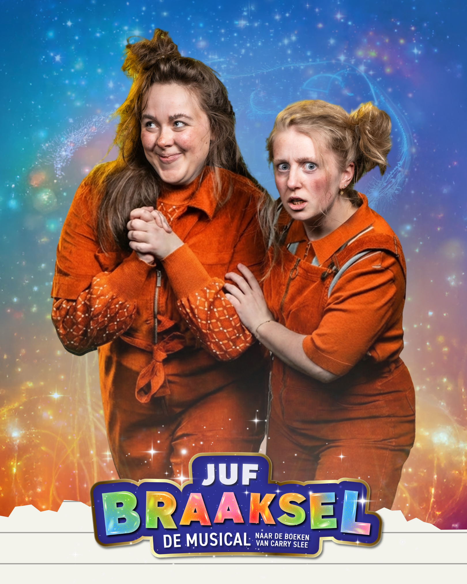 portret cast Juf Braaksel: Ali en Greta