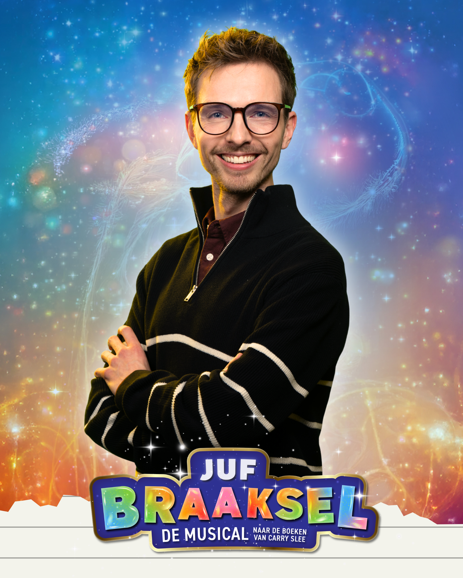 portret cast Juf Braaksel: Vader van Thijs