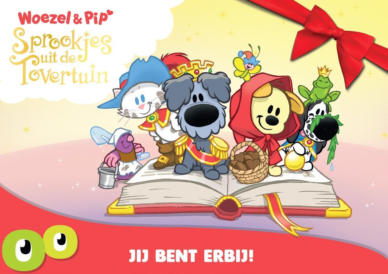 Afbeelding met Woezel en Pip, Sprookjes uit de tovertuin als cadeauvoucher voor de feestdagen