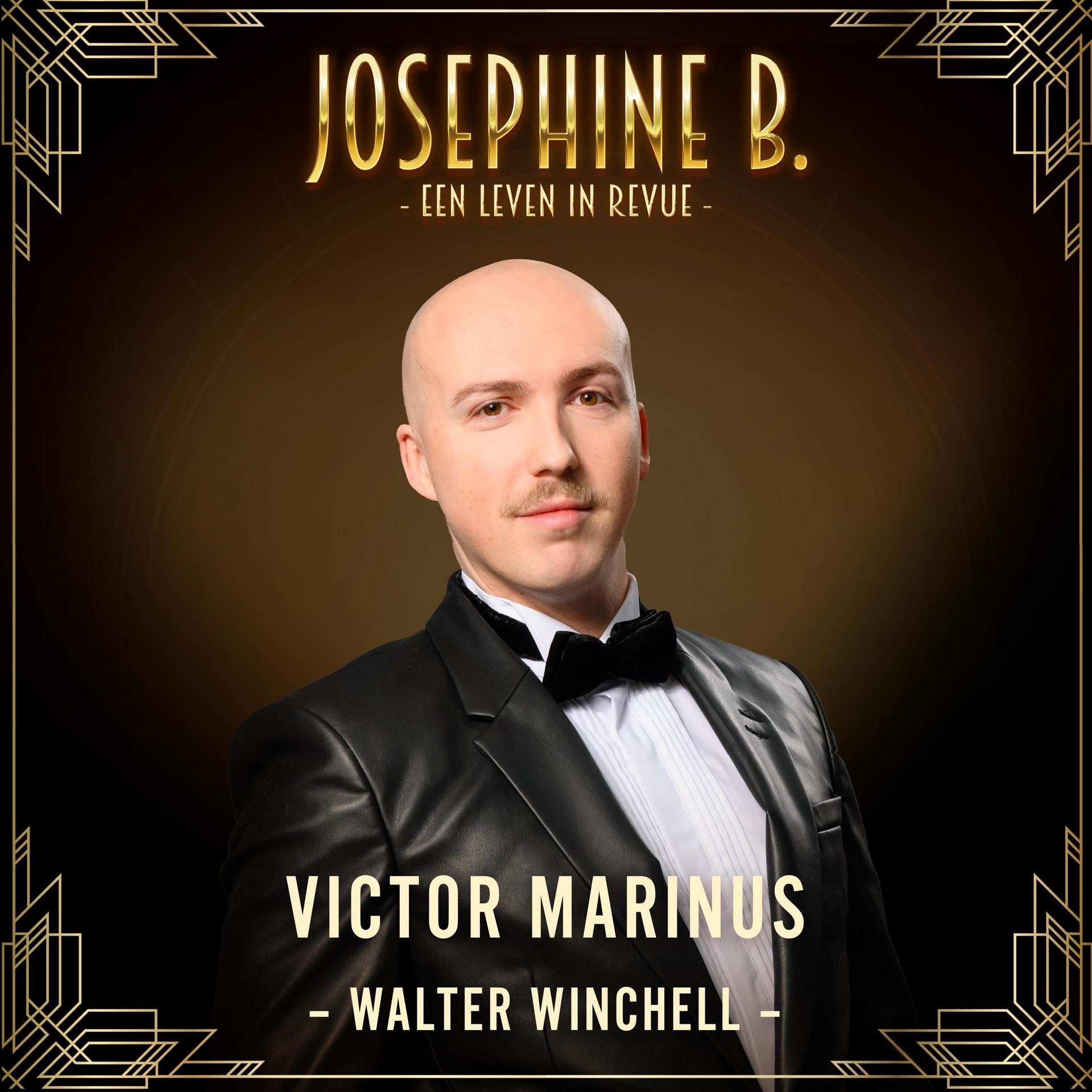 Castfoto Josephine B. van Victor Marinus als Walter Winchell