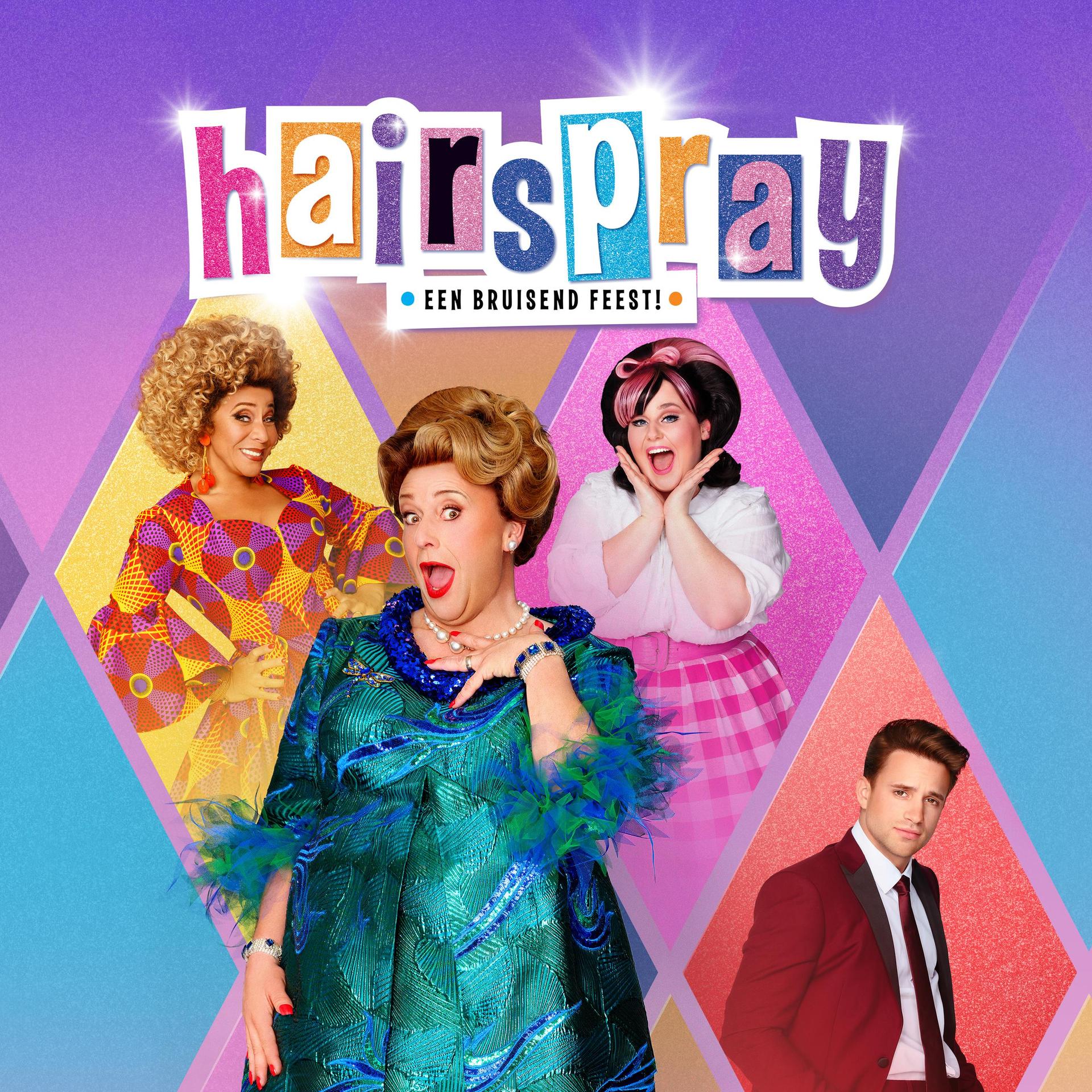 Hairspray, Promotiebeeld Hairspray met daarop onder andere Richard Groenendijk en Nurlaila Karim in hun rol