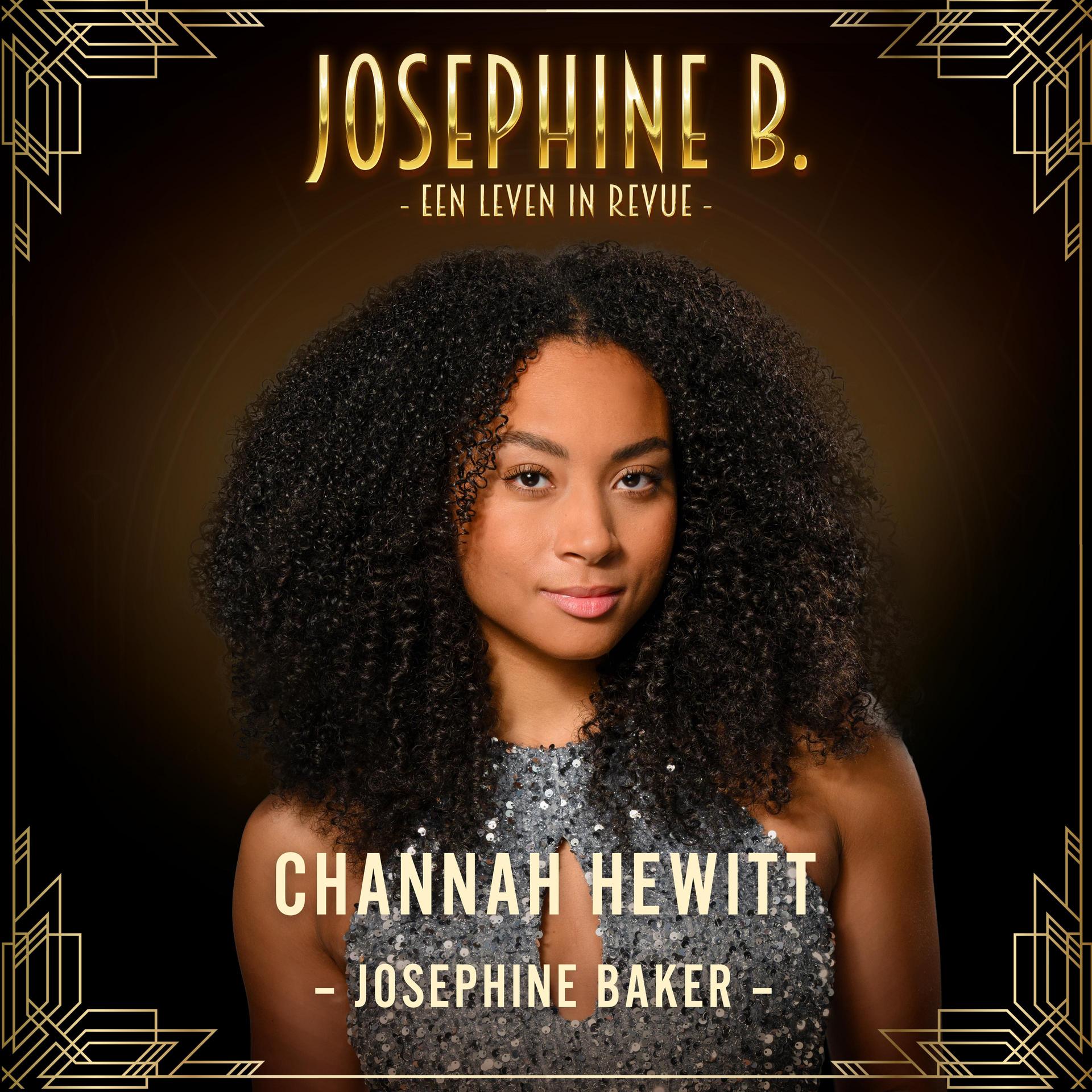 Castfoto Josephine B. van Channah Hewitt als Josephine Baker